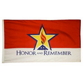 Honor & Remember 2' x 3' Outdoor Nylon Flag with Heading and Grommets